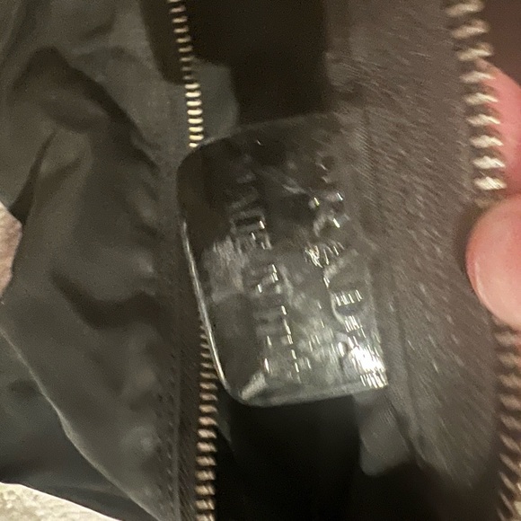 Vintage PRADA Saffiano-Trimmed Tessuto Shoulder Bag - Picture 6 of 7